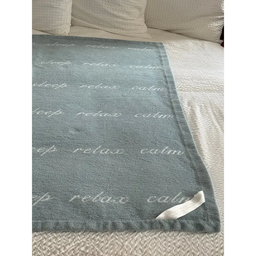 Peacock Alley Intentions Serene Throw Portugal Auberge du Soleil Egyptian Cotton